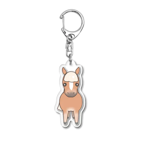 ゆるかわ馬　てんのすけ Acrylic Key Chain