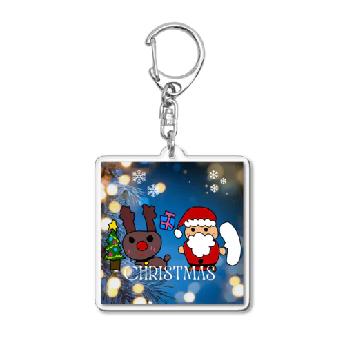 Merry Christmas🎅🏻🍒 Acrylic Key Chain