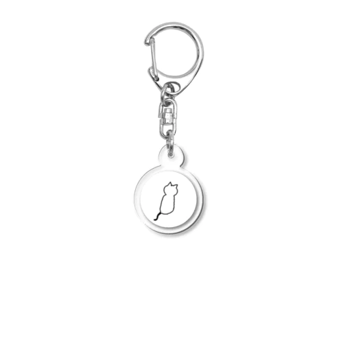 後ろ猫BASIC Acrylic Key Chain