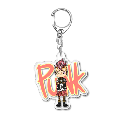 PUNK Acrylic Key Chain