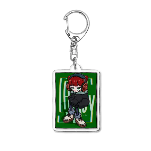 ヘッドフォンちゃん Acrylic Key Chain