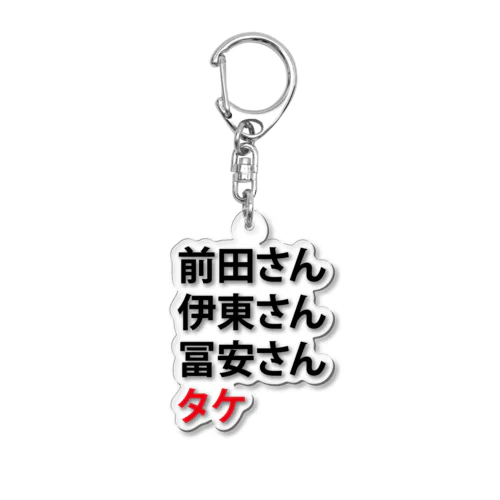 本田の解説 アクリルキーホルダー