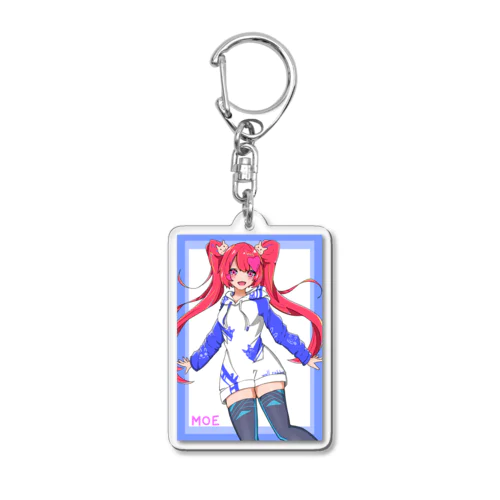 萌ちゃん(パーカー姿) Acrylic Key Chain