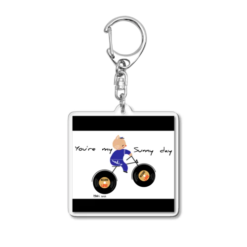 Sunny Acrylic Key Chain