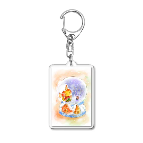 スノードーム Acrylic Key Chain