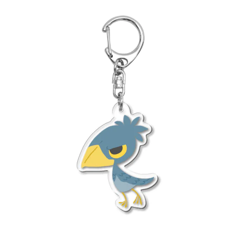 からすっこ・はしびろこう Acrylic Key Chain