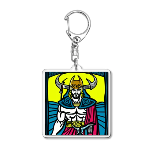 -The World Gods- #004 Odin Acrylic Key Chain