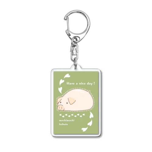 もちもちこぶた Acrylic Key Chain