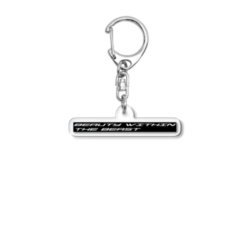 BEAUTY WITHIN THE BEAST Acrylic Key Chain