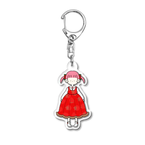 🎂いちごタルトちゃん。🎂 Acrylic Key Chain