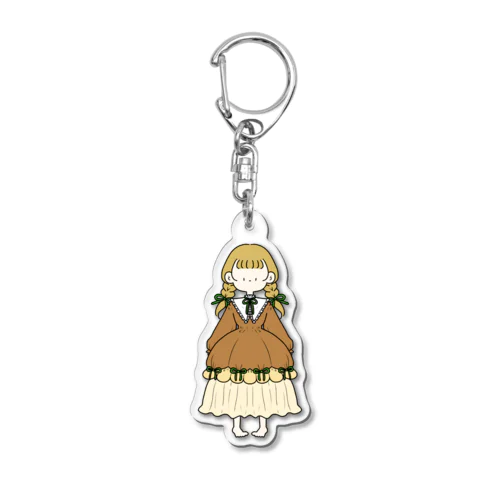 🎂チーズスフレちゃん。🎂 Acrylic Key Chain