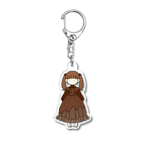 🎂チョコレートケーキちゃん。🎂 Acrylic Key Chain