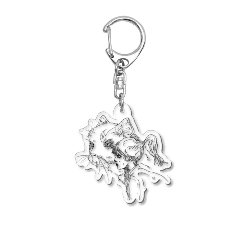 OL CAT Acrylic Key Chain