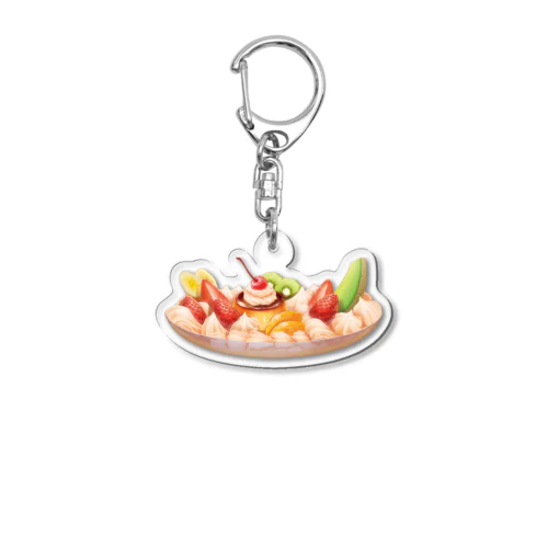 プリンアラモード Acrylic Key Chain