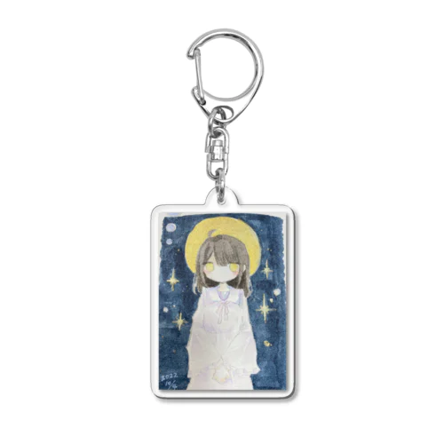 よる Acrylic Key Chain