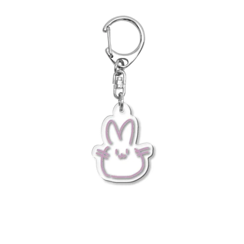 ゆるうさぎ（どうぶつシリーズ） Acrylic Key Chain