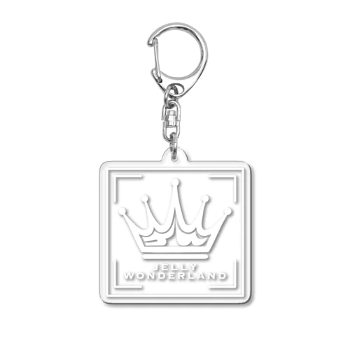 ロゴ【ホワイト】 Acrylic Key Chain