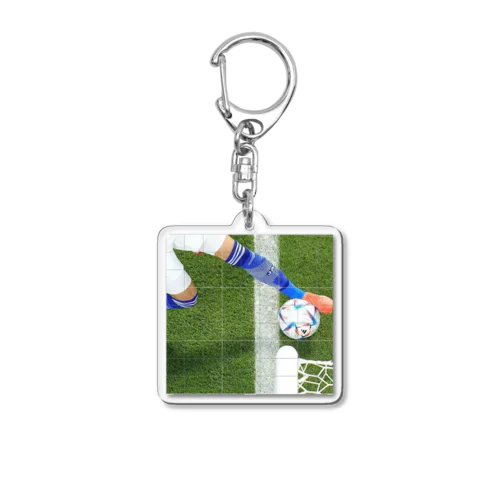 線出てない サッカー日本代表2022Wカップ Acrylic Key Chain