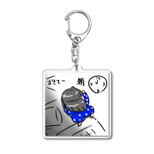 かききまなみキーホルダーTシャツB Acrylic Key Chain