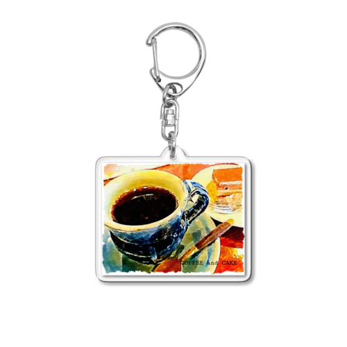 COFFEE and CAKE(アプリ加工) Acrylic Key Chain