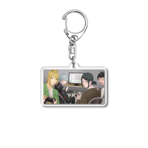 陰キャラブコメ　全員スチル Acrylic Key Chain