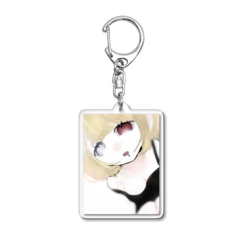 金髪ショートのキサちゃん Acrylic Key Chain