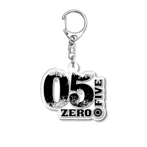 05 -zerofive-ロゴ アクリルキーホルダー