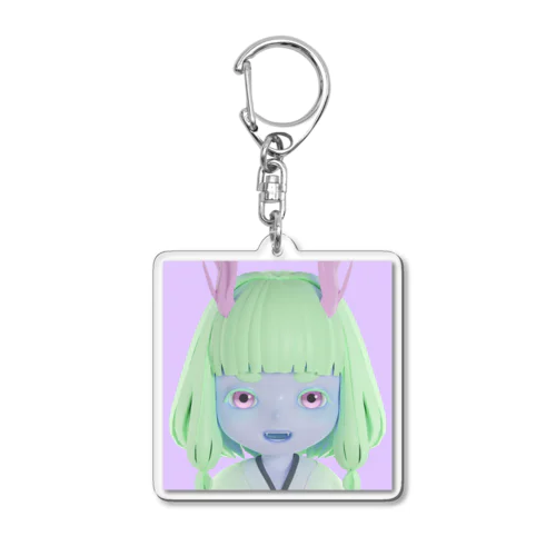 緑耳 Acrylic Key Chain