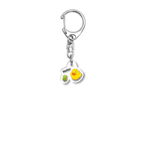 グリーティング　Greeting Acrylic Key Chain