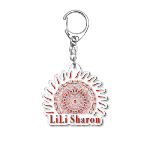 LiLi Sharon ロゴ Acrylic Key Chain