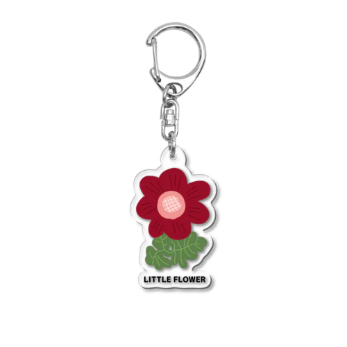 LITTLE FLOWER(RED) Acrylic Key Chain