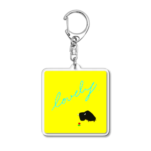 バイソンキーホルダー Acrylic Key Chain