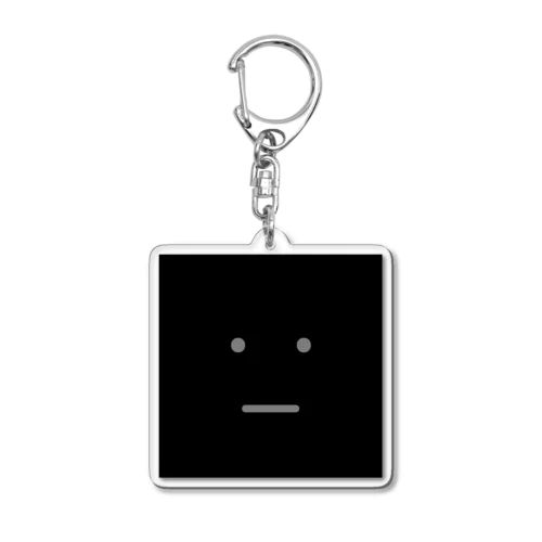 ビトのアクリルキーホルダー四角（黒） Acrylic Key Chain