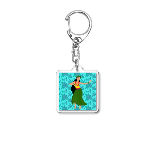 Lady in the World 🇺🇸 Acrylic Key Chain