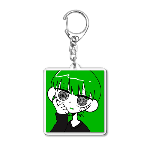 緑ちゃん🌀🟩 Acrylic Key Chain