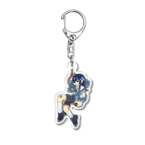 信くん&悪意ちゃん Acrylic Key Chain