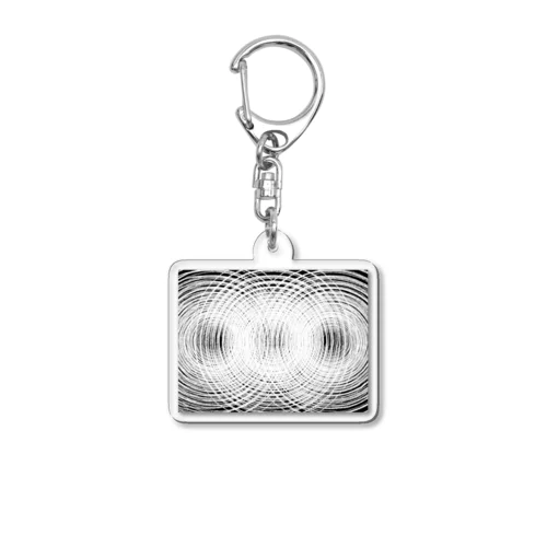 Circle 136 Acrylic Key Chain