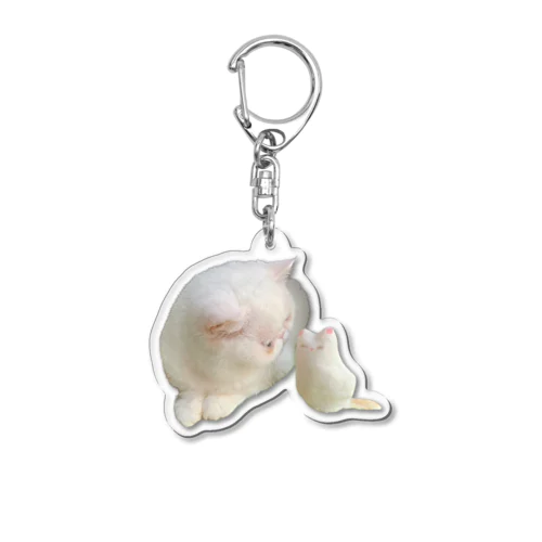 しろちゃんとちびしろちゃん Acrylic Key Chain