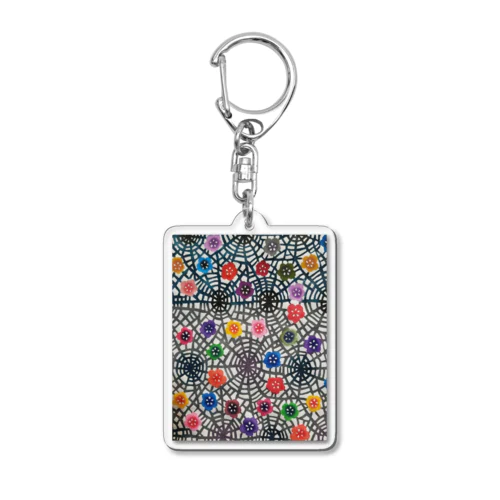 Spiderweb Acrylic Key Chain