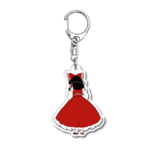 申し訳なさそうな霊夢 Acrylic Key Chain