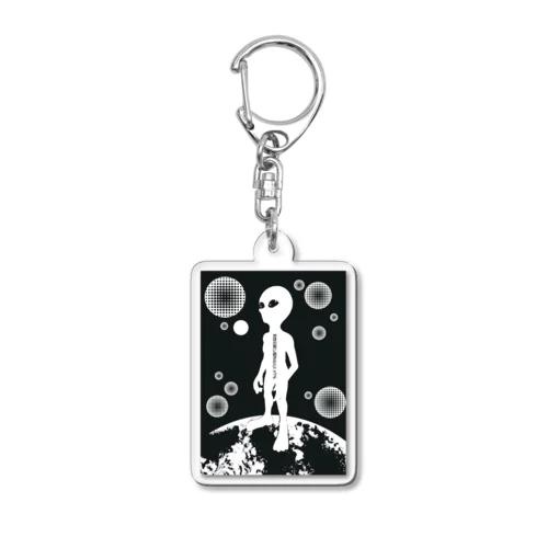 「地球の男に飽きたところよ」 Acrylic Key Chain