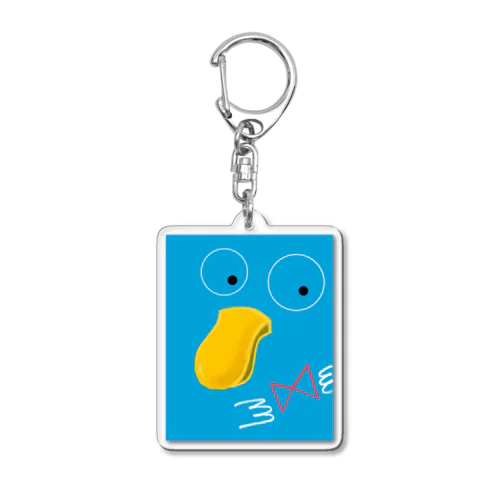 身じたくアヒル？ Acrylic Key Chain