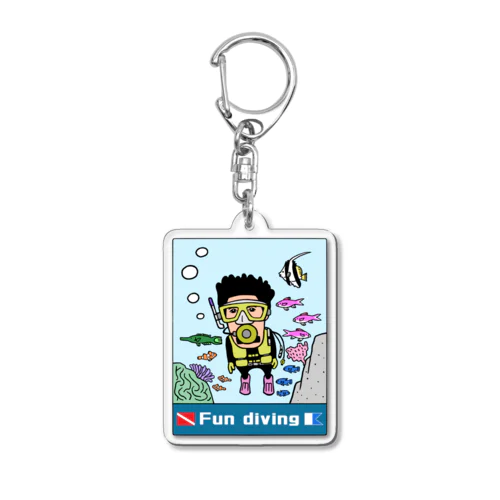 ファンダイビング Acrylic Key Chain