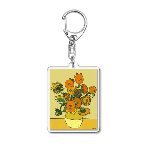 サンサンFlower Acrylic Key Chain