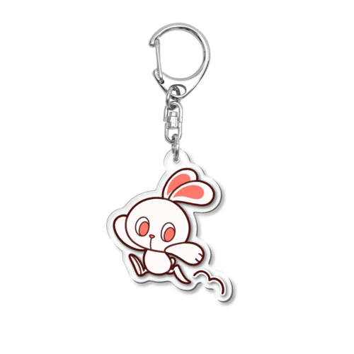 ぽっぷらうさぎ(じゃんぷ！) Acrylic Key Chain