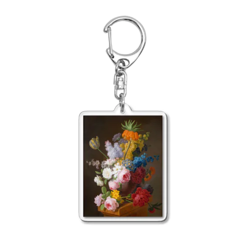 ピーテル・ファエス  《豪華な花の静物》 Acrylic Key Chain