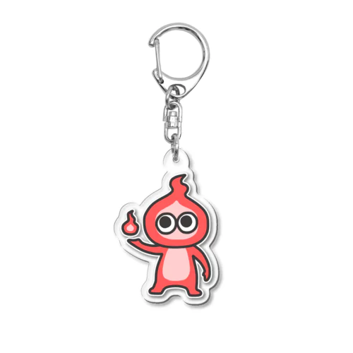 火の玉キッズ(赤玉くん) Acrylic Key Chain