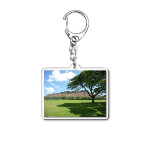 ハワイの山 Acrylic Key Chain