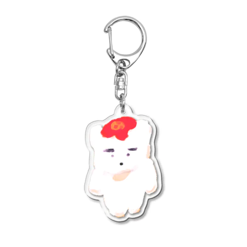 お花ねこ Acrylic Key Chain