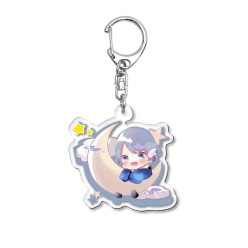 お月様🌙×そちゃちゃん Acrylic Key Chain